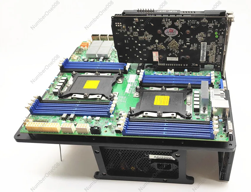 Aluminum Open Frame Test Bench Water Cooling - EATX Çift Sunuculu Anakart Açık Hava