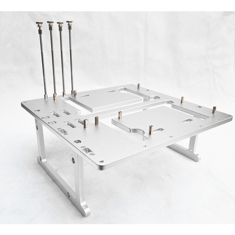 Aluminum Open Frame Test Bench Water Cooling - Açık Çerçeveli Alüminyum Bilgisayar Kasası, MATX