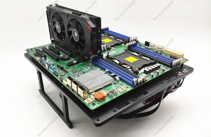 EATX Çift Sunuculu Anakart Açı - Aluminum Open Frame Test Bench Water Cooling incelemesi ve fiyatı