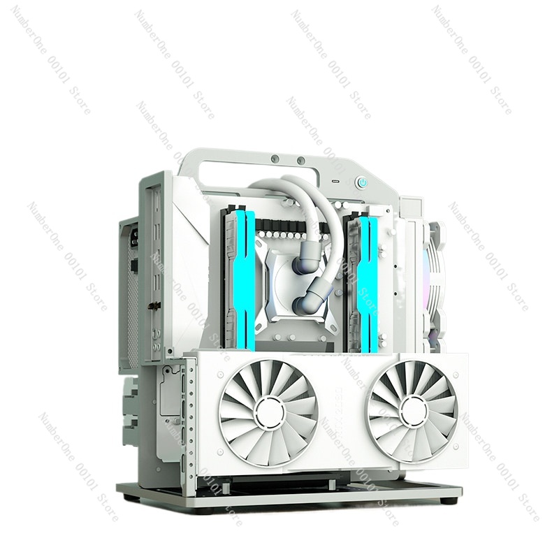 MATX Anakart Alüminyum Alaşıml - Aluminum Open Frame Test Bench Water Cooling incelemesi ve fiyatı